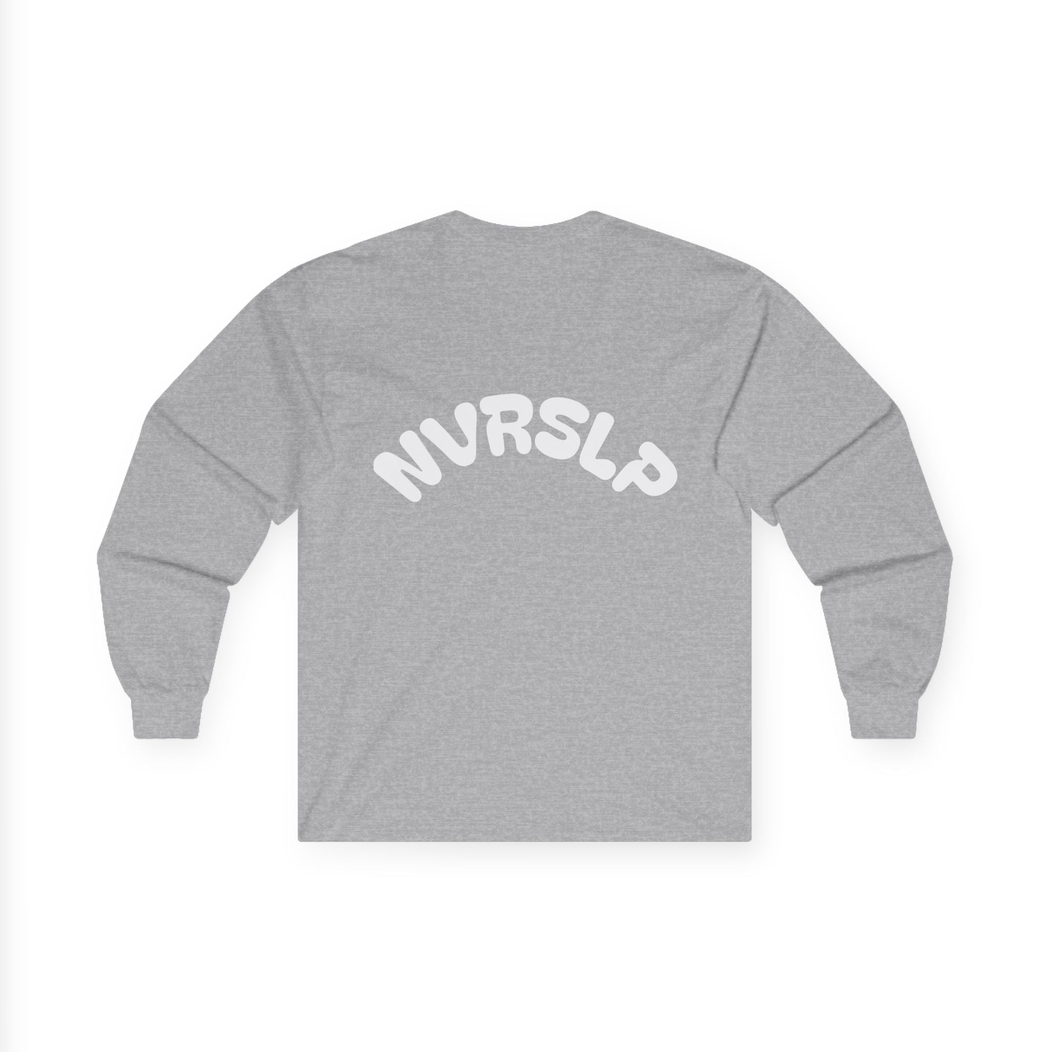 NVRSLP Long Sleeve Tee — Minimalist Black Graphic Shirt
