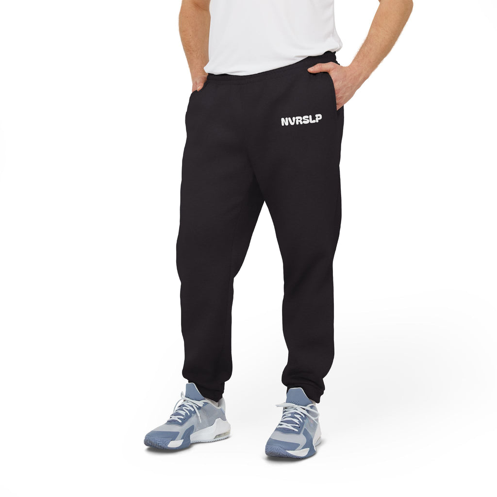 Adidas Fleece Joggers — Charcoal Cozy Athletic Sweatpants