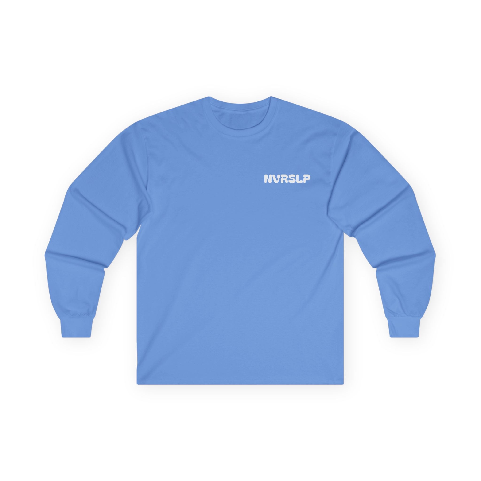 NVRSLP Long Sleeve Tee — Minimalist Black Graphic Shirt