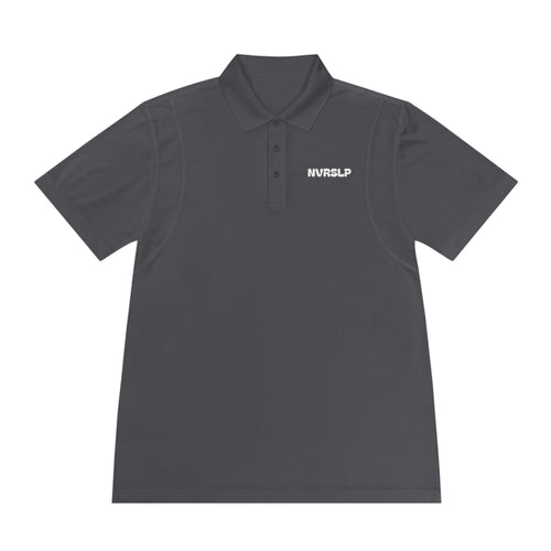 Men's Sport Polo — Minimal 'NWRSLO' Embroidered Athletic Golf Shirt