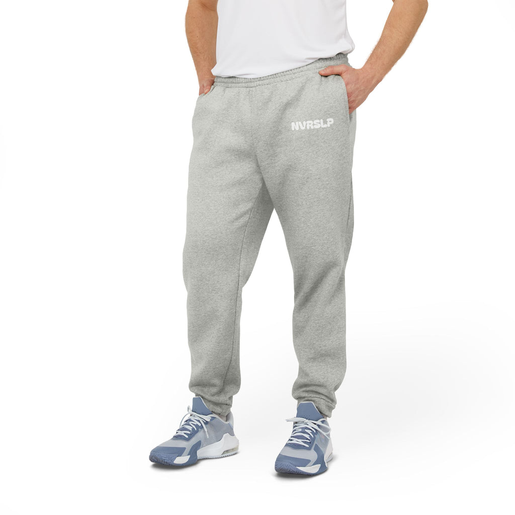 Adidas Fleece Joggers — Charcoal Cozy Athletic Sweatpants