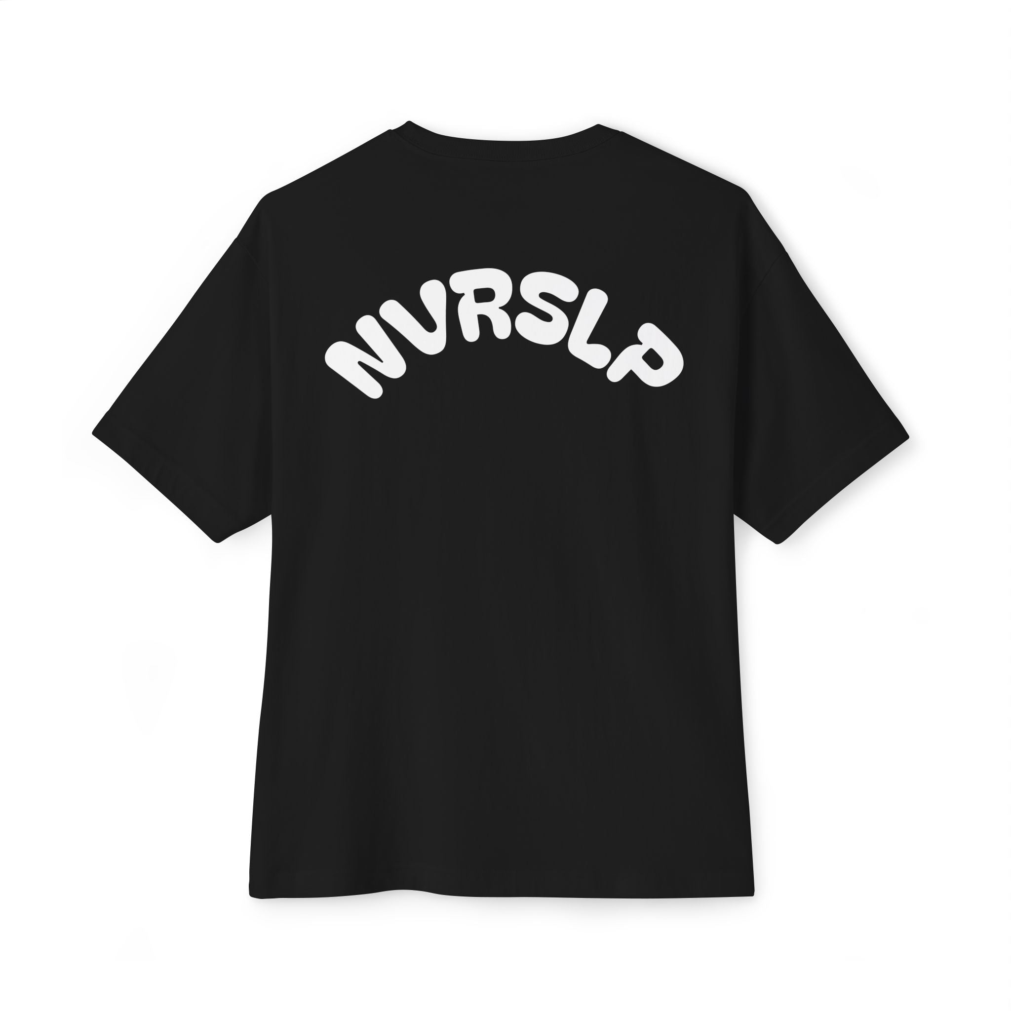 NVRSLP Oversized Boxy Tee — Minimalist Streetwear Graphic T-Shirt